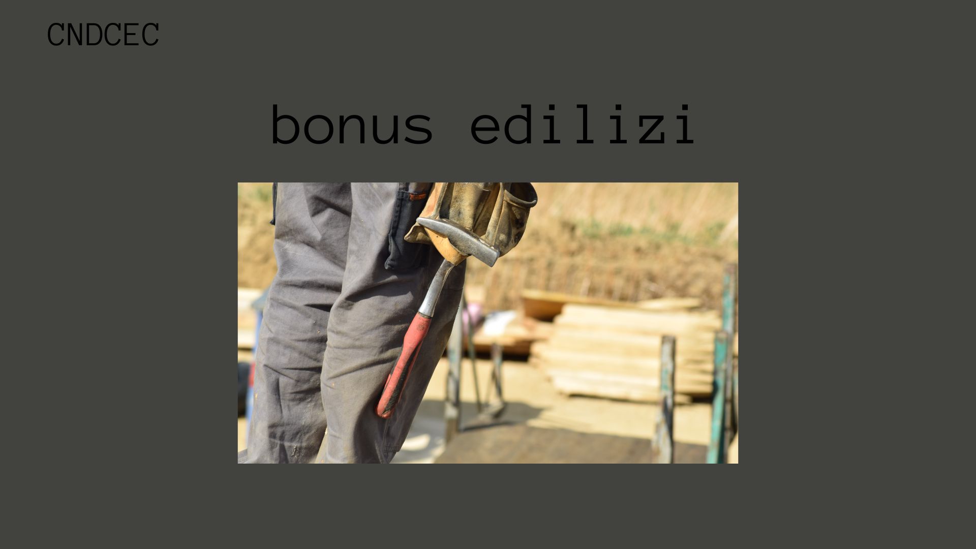 bonus edilizi - cndcec - redigo
