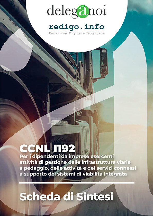CCNL I192 - Società e consorzi concessionari di autostrade e trafori