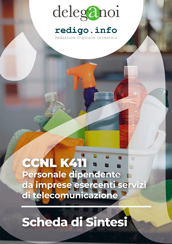 CCNL K411 - Per il personale dipendente da imprese esercenti servizi di telecomunicazione