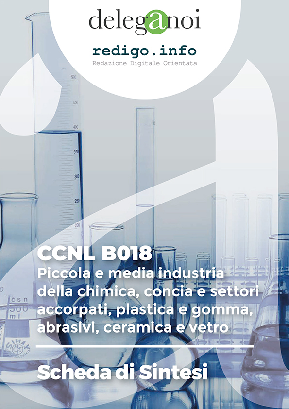 CCNL B018 - Piccola e media industria della chimica, concia e settori accorpati, plastica e gomma, abrasivi, ceramica e vetro