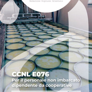 CCNL E076 - Per il personale non imbarcato dipendente da cooperative
