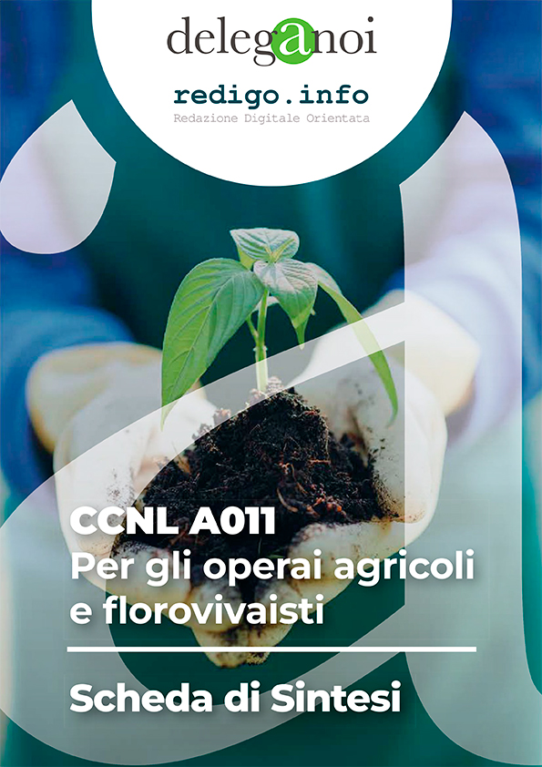 CCNL A011 - Per gli operai agricoli e florovivaisti