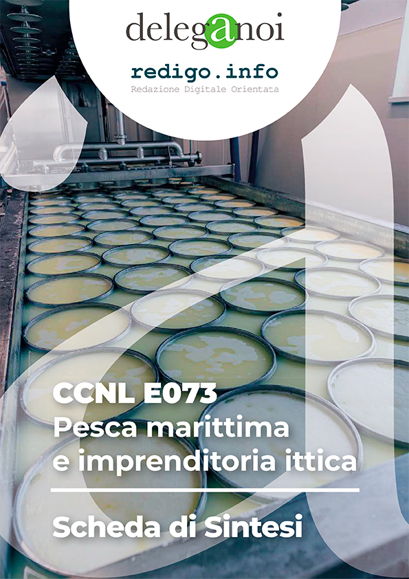 CCNL E073 - Pesca marittima e imprenditoria ittica