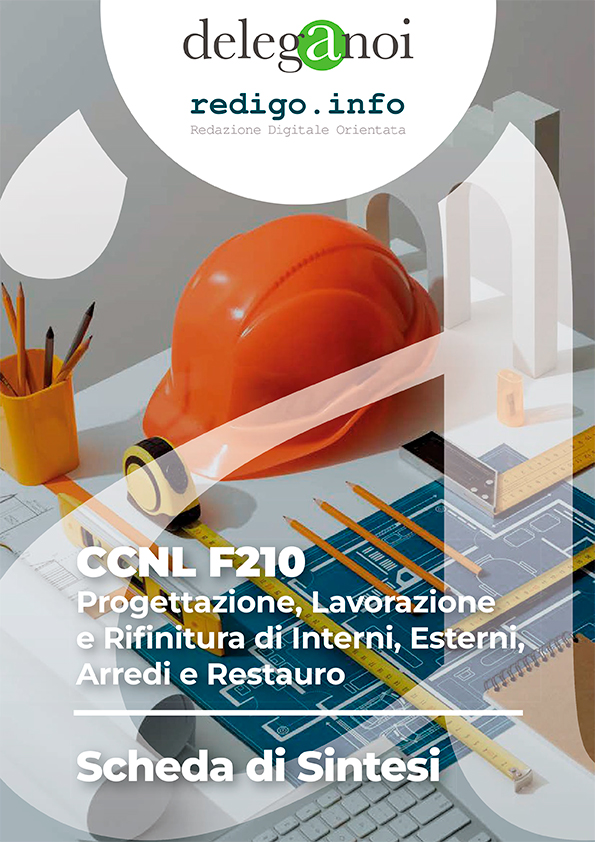 CCNL F210 - Progettazione, Lavorazione e Rifinitura di Interni, Esterni, Arredi e Restauro